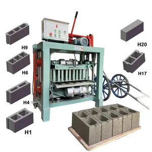 4-35B 체인 호이스트 고급 전기 사용 벽돌 만들기 기계 재사용 및 효율적인 감속기 벽돌 기계