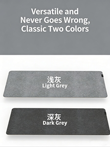 Tapis de bureau surdimensionné en feutre et liège gris ZORNHER, tapis de souris et tapis de clavier pour le bureau, l'étude et l'utilisation de l'<span class=keywords><strong>ordinateur</strong></span> - Product Image 4