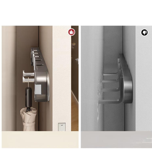 Gancho trasero para puerta con ventosa de peces <span class=keywords><strong>del</strong></span> mundo, estante para ropa, gancho adhesivo montado en la pared sin perforaciones, estante de almacenamiento para puerta de <span class=keywords><strong>entrada</strong></span> - Product Image 2