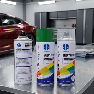 Pintura en Aerosol <span class=keywords><strong>para</strong></span> Autos, Prevención de Óxido, Reparación de Paredes, Pintura en Aerosol Negra, Blanca y Metálica - Product Image 3