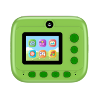 Cámara de Impresión Instantánea para Niños PC01, 1080P HD, Doble Lente, Sensor CMOS para Selfies, Espectáculo de Luces Coloridas, Pegatinas, Filtros, Juguete, Regalo para Niñas