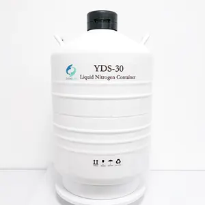 Extremely Low Temperature Biological Chemical Samples Container Vacuum Liquid Nitrogen Semen Static Tank Dewar YDS-30