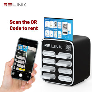 Estación <span class=keywords><strong>de</strong></span> Carga Compartida Relink OEM/ODM <span class=keywords><strong>de</strong></span> 8 Ranuras, 30W, Carga Rápida, para Cafeterías, Hoteles y Vestíbulos - Product Image 2