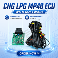 Programmeur ECU de voiture FC, kit 4 cylindres, GNV GPL, outil de programmation ECU de voiture, double carburant gaz MP48 ECU avec faisceau de câblage