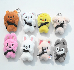 Mới đi lạc trẻ em búp bê sang trọng <span class=keywords><strong>Keychain</strong></span> phim hoạt hình động vật sang trọng Đồ chơi Mặt dây chuyền Nhân vật búp bê sang trọng Sói Thỏ - Product Image 5