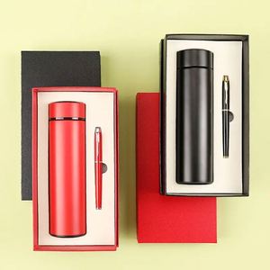 Customizable Luxury Promotional Office Gifts Thermos <b>Cup</b> Pen Box Business Stainless Steel Eco-friendly Personalization Gift Set - Product Image 2