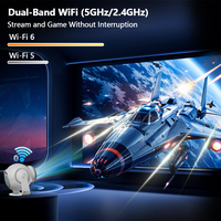 Proyector de Video Topleo 8k Android 14, Proyectores Led Inteligentes para el Hogar, Proyector Portátil Android Wifi 1080p