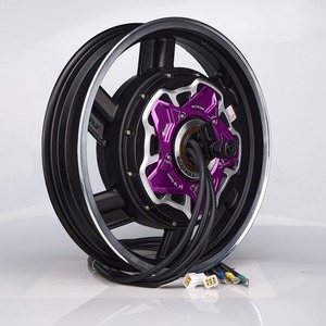 Moteur de course haute performance de 17 pouces, 5000W, vitesse rapide, moteur BLDC pour moto, moteur de moyeu TTS de 17 pouces sans jante - Product Image 4