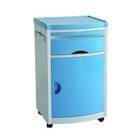 Grande armoire de rangement mobile en plastique ABS pour chevet d'hôpital, vente directe du fabricant, mobilier de clinique
