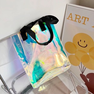 <span class=keywords><strong>Zaino</strong></span> con coulisse in PVC impermeabile iridescente Laser con Logo personalizzato da <span class=keywords><strong>donna</strong></span> alla moda - Product Image 3