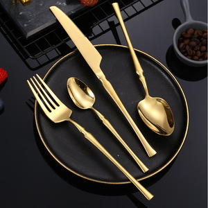 ชุดช้อนส้อมสเต็กสไตล์ตะวันตกช้อนส้อมสเตนเลสเหมาะสำหรับโรงแรมร้านอาหารดีไซน์บางเอวเล็ก - Product Image 4