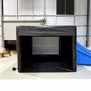 Carpa Inflable para Simulador de Golf, Recinto para Simulador de Golf Interior y Exterior con <span class=keywords><strong>Pantalla</strong></span> de Proyección y Bomba de Aire para Entrenamiento de Golf - Product Image 1