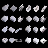 Profil LED extrudé étanche IP67 personnalisé, bande lumineuse LED néon flexible isolante, tube en silicone, profil LED en silicone