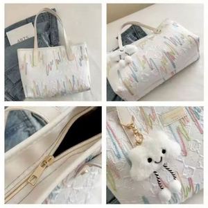 New <b>Large</b> PU <b>Canvas</b> Tote <b>Bags</b> for Women Zipper Closure Fashion Portable Solid Color Shoulder Strap 1-1.9L Capacity Daily - Product Image 6