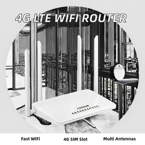 Syc10 4G LTE Wifi Router 300Mbps dual-band Home Router không dây với khe cắm Sim tùy biến 3 cổng LAN Sản phẩm mới - Product Image 5