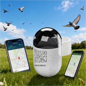 เครื่องติดตาม GPS สำหรับนกพิราบ ไม่ต้องใช้ซิมการ์ด พร้อมแอปฟรีตลอดชีพ ตัวระบุตำแหน่งสัตว์เลี้ยงทำจากพลาสติก ใช้งานได้ทั่วโลก - Product Image 5