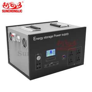 Générateur solaire moderne 2000W avec batterie LiFePO4, station d'alimentation portable d'urgence pour extérieur, 1433Wh, onde sinusoïdale pure - Product Image 6