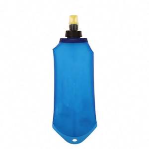 FREE SAMPLE Tpu Soft Flask Running Collapsible <b>Water</b> <b>Bottle</b> <b>Hot</b> <b>Water</b> <b>Bottle</b> with Soft Toy <b>Cover</b> Lid Soft Squeeze Plastic - Product Image 1