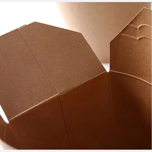 Senang07 thời trang lò vi sóng mì ống Takeaway mì hộp giấy dùng một lần mì Hộp Tùy chỉnh mì hộp takeout - Product Image 3