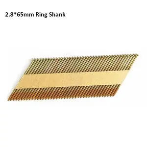 30/34 gradi Eg Hdg Bright Paper Strip Nails per l'inquadratura chiodatrice a Gas 3*75mm