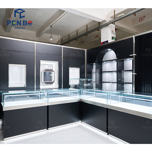 <span class=keywords><strong>Vitrine</strong></span> à bijoux en verre de luxe sur mesure, <span class=keywords><strong>éclairage</strong></span> <span class=keywords><strong>LED</strong></span> haut de gamme, mobilier d'exposition pour la nouvelle conception d'intérieur de bijouterie - Product Image 4