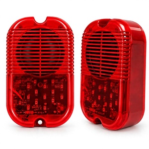 ไซเรนพลาสติก ABS สีแดง Iota International FX16 พร้อมไฟ LED กระพริบ 24V รับประกัน 1 ปี ผลิตที่เดลี - Product Image 2