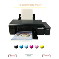 Imprimante jet d'encre A4 multicolore économique de premier rang, modèle automatique L805 pour presse à chaud