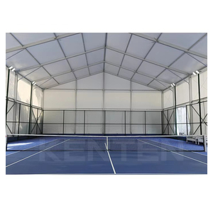 Structure de Toit Modulaire pour Terrain de Tennis Extérieur KENTEN, Toit de Terrain de Padel, Structure de Tente Isolée pour Terrain de Tennis avec Toit Couvrant - Product Image 1
