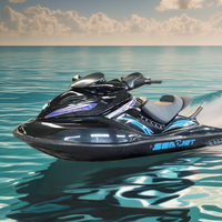 Moteur de jet ski HS-006J5A 225 ch DOHC 4 temps 4 cylindres 1400 cm³ certifié EPA, bateau rapide en fibre de verre