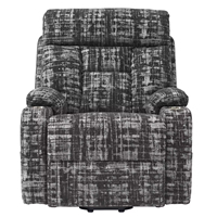 Canapés inclinables à moteur unique en tissu chenille, écologiques et réglables en position couchée