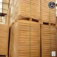 Clay Coated Recyclable Kraftliner Paper 135gsm 140gsm 170gsm White for Food Packaging Bread Cupcake Boxes Offset Printing