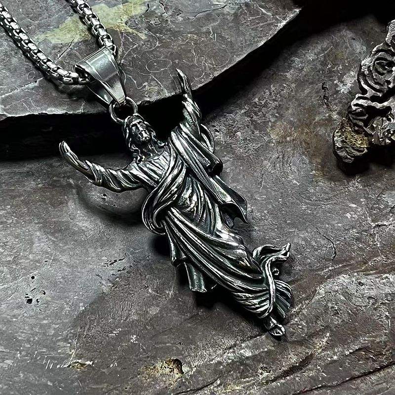 Pendentif simple noir