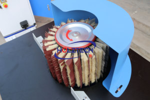 Lijadora de Tambor para Madera, Máquina de Pulir <span class=keywords><strong>MDF</strong></span>, Lijadora Eléctrica de Elevación para Bordes de Puertas de Gabinete - Product Image 3