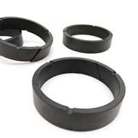 Anillo de Pistón de Compresor Reciprocante Profesional de Plástico de Carbono PEEK Relleno de PTFE, Compatible con Cualquier Tamaño de Compresor