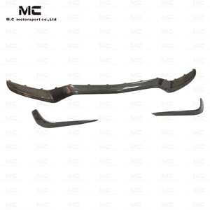 Las rejillas decorativas de parachoques de fibra de carbono son adecuadas para los labios del parachoques delantero de <span class=keywords><strong>Mercedes</strong></span>-<span class=keywords><strong>Benz</strong></span> W205C63 C43 <span class=keywords><strong>COUPE</strong></span> - Product Image 3