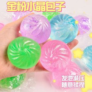 Juguete Antiestrés OEM Crystal Steamed Stuffed Bun, Pelota de Compresión para Niños y Niñas - Product Image 3