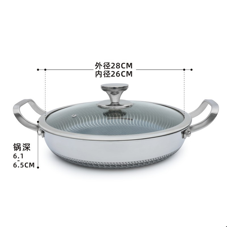 28cm with lid