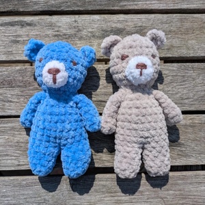 <span class=keywords><strong>Orsetto</strong></span> <span class=keywords><strong>Amigurumi</strong></span> all'uncinetto in peluche, fatto a mano, morbido giocattolo per dormire, regalo personalizzato per baby shower per bambini - Offerta imperdibile - Product Image 2