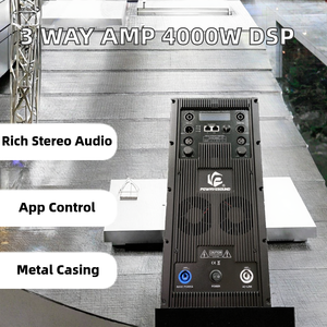 โมดูลแอมพลิฟายเออร์ Class D <span class=keywords><strong>3</strong></span>-Way 2x1000W+3000W พร้อมโปรเซสเซอร์ DSP ตัวเครื่องโลหะ ควบคุมผ่านแอพ สำหรับลำโพงไลน์อาร์เรย์และซับวูฟเฟอร์ - Product Image 2