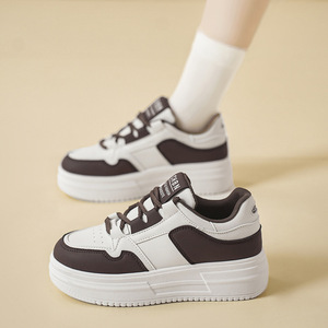 Chaussures de sport décontractées pour femmes, édition coréenne, nouvelle collection automne 2024, respirantes, en mesh, à semelle épaisse - Product Image 6