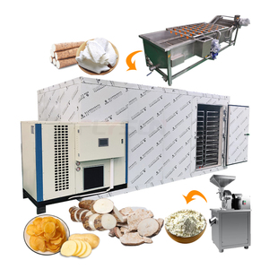 Machine de séchage et de broyage industrielle pour aliments secs, manioc, igname, machine à fabriquer de la poudre, sécheuse à pommes de terre - Product Image 1