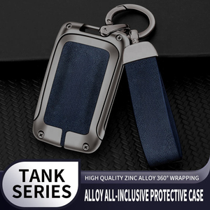 Usine d'origine en alliage de zinc cuir télécommande sans clé <span class=keywords><strong>porte</strong></span>-clés couverture pour réservoir 300 2021 grande muraille <span class=keywords><strong>porte</strong></span>-clés télécommande - Product Image 4
