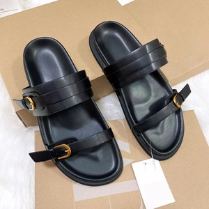 <span class=keywords><strong>Sandali</strong></span> piatti slip-on da <span class=keywords><strong>donna</strong></span> YESTEEM, infradito neri e <span class=keywords><strong>marroni</strong></span>, ciabatte da esterno con suola in gomma per la primavera, l'estate e l'autunno. - Product Image 2