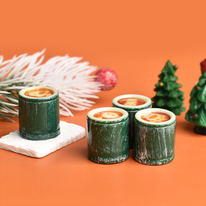 Cabujón de resina con forma de taza de café Panda Bamboos para dijes de comida en miniatura, accesorios DIY para pegamento en crema - Product Image 6