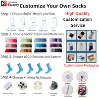 Chaussettes hautes de cuisse personnalisées en usine chaussettes épaisses à demi-pile hiver et automne femmes chaussettes à fourrure thermique