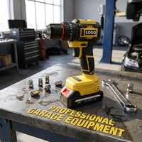 Perceuse à percussion sans fil industrielle 21V sans balais, couple élevé de 350 Ft-lbs, ensemble d'outils électriques pour garage et construction
