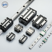Riel de guía lineal cuadrado HGR15 HGR20 de 300mm 500mm 1000mm con bloque lineal con brida HGH15CA HGH20CA HGH20HA para piezas 3D
