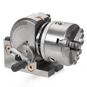 Cabezal divisorio de semi indexación de 6 ", mandril de contrapunto de 3 mordazas, cabezales divisorios CNC, cabezal de indexación de <span class=keywords><strong>maquinista</strong></span> para fresadora - Product Image 1