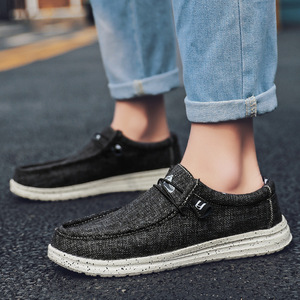 Explosions Couple Dude Mocassins Tendance Décontractés à Enfiler Respirants en Toile pour Hommes, Modèle à Enfiler Prêt-à-Porter, Commerce Extérieur, Vente en Gros - Product Image 2