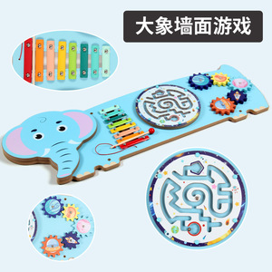 Giocattoli da parete in legno certificati CE/CPC e EN71 <span class=keywords><strong>per</strong></span> l'educazione della prima infanzia, decorativi <span class=keywords><strong>per</strong></span> corridoi di scuole materna (5-7 anni) - Product Image 5